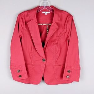 CAbi | Classic Red Button Blazer - H2
